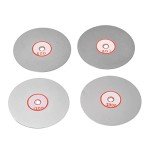 4pcs/Set 100mm Polishing Grinding Disc 600 800 1200 3000 Grit L Diamond Coated Flat Lap Wheel Lapidary Polishing Grinding Disc