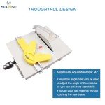 MOQNISE Lapidary Equipment DIY Jewelry Lapidary Saw for Cutting Rocks, 110V Mini Table Saws 750W Benchtop Gem Lapidary Saw with 6-Inch Jade Saw Blade Woodworking Carving Lathe Machine