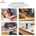 MOQNISE Lapidary Equipment DIY Jewelry Lapidary Saw for Cutting Rocks, 110V Mini Table Saws 750W Benchtop Gem Lapidary Saw with 6-Inch Jade Saw Blade Woodworking Carving Lathe Machine