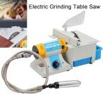 Jewelry Lapidary Saw for Cutting Rocks, Mini Table Saws Grinder Polishing Machine 0-10000r/min with Flexible Shaft (Mini Table Lapidary Saw)
