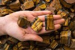GEMHUB 1 lb Gold Tiger Eye AAA Grade Rough Stones from South Africa - Raw Bulk Natural Crystals for Tumbling, Cabbing, Cutting, Lapidary, Reiki, Wicca and Energy Crystal Healing (3)