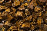 GEMHUB 1 lb Gold Tiger Eye AAA Grade Rough Stones from South Africa - Raw Bulk Natural Crystals for Tumbling, Cabbing, Cutting, Lapidary, Reiki, Wicca and Energy Crystal Healing (3)