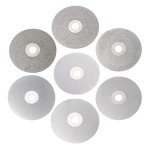Grinding And Polishing Head 4" 100mm 80-2000# Diamond Coated Flat Lap Wheel Lapidary Polishing Grinding Disc (Grit : 240)