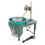 Gem Faceting Machine, 180W 110V Jewelry Gem Faceting Polisher Machine Flat Grinder Lapidary Cutter Polisher, 2800RPM Gemstone Grinding Maker for Carving Jade Stone Wood Gold Crafts