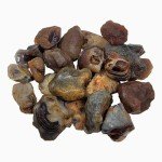 Natural Stones 1 Lbs Tumbling Rough Raw Materials for Cabbing Tumbling Trimming Crystals Reiki Healing Lapidary (Botswana Agate with Skin, Banded Mix)