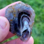Natural Stones 1 Lbs Tumbling Rough Raw Materials for Cabbing Tumbling Trimming Crystals Reiki Healing Lapidary (Botswana Agate with Skin, Banded Mix)