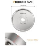 HARFINGTON Diamond Lapidary Wheel 6 Inch x 1 Inch Arbor Hole 1500 Grit Grinding Wheels for Stone, Marble, Glass, Ceramics, Crystal, Carbide, Steel
