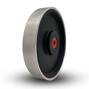 UF-SHARP Diamond Lapidary Jewelry Grinding Wheel 6 inch,1"Arbor, for TIG tungstens, Gem, Marble, Granite, Glass, Ceramics, Cemented Carbide (240 Grit)