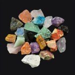 Simurg Raw Mixed Stone 1lb ''A'' Grade Mixed Rough Crysta Rocks for Cabbing, Tumbling, Cutting, Lapidary, Polishing, Reiki Crystal Healing