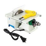 Gagalayong Table Saw, Gem Jade Grinder Polisher for Cutting Rocks, Rock Cutting Saw with Blade, Adjustable Speed Cutting Machine 800-10000rpm, Lapidary Saw for Cutting Grinding Engraving Polishing