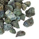 1/2 lb Chrysocolla Rough Stones - Natural Raw Crystals for Tumbling Cabbing Polishing Wire Wrapping Lapidary & Jewelry Making - Fountain Decoration Rocks - Reiki Yoga & Wicca Healing - Bulk Rocks