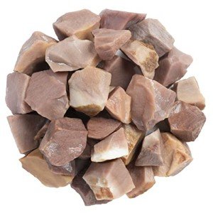 ZAICUS Pink Agate Raw Stones for Jewelry Making Bulk, Rough Stones for Rock Tumbler, Polishing, Cabbing, Lapidary, Fountain Rocks, Decoration, Wire Wrapping, Gem Mining, Reiki Healing 1 lb