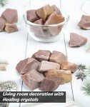 ZAICUS Pink Agate Raw Stones for Jewelry Making Bulk, Rough Stones for Rock Tumbler, Polishing, Cabbing, Lapidary, Fountain Rocks, Decoration, Wire Wrapping, Gem Mining, Reiki Healing 1 lb