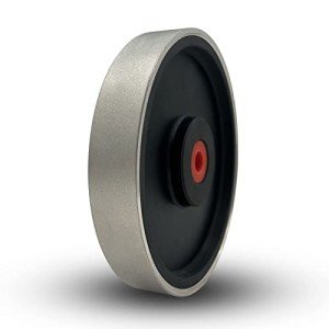 UF-SHARP Diamond Lapidary Jewelry Grinding Wheel 6 inch,1"Arbor, for TIG tungstens, Gem, Marble, Granite, Glass, Ceramics, Cemented Carbide (600 Grit)