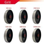 UF-SHARP Diamond Lapidary Jewelry Grinding Wheel 6 inch,1"Arbor, for TIG tungstens, Gem, Marble, Granite, Glass, Ceramics, Cemented Carbide (600 Grit)