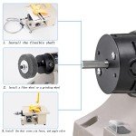 DZQ Mini Table Saw Jewelry Making Polisher w/Flex Shaft Multifunctional Bench Grinder Sander Buffing Machine Woodworking Tool 69Pcs Accs 10,000Rpm 750W