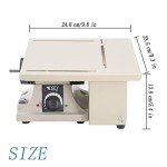 DZQ Mini Table Saw Jewelry Making Polisher w/Flex Shaft Multifunctional Bench Grinder Sander Buffing Machine Woodworking Tool 69Pcs Accs 10,000Rpm 750W