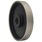 CAQUXIL Diamond Lapidary Jewelry Grinding Wheel 6 Inch with 1 Inch Arbor Hole, Diamond Grinding Wheel for Gem, Marble, Granite, Glass, Ceramics, Cemented Carbide, 320 Grit