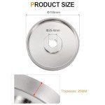 HARFINGTON Diamond Lapidary Wheel 6 Inch x 1 Inch Arbor Hole 400 Grit Grinding Wheels for Stone, Marble, Glass, Ceramics, Crystal, Carbide, Steel