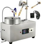 Gem Faceting Machine 0-3000RPM Integrated Jade Stone Cutting Polisher, 180W Rock Polisher Jewelry Lapidary Flat Grinding Machine with Mechanical Handle for Gem Jade Stone Crystal Polisher