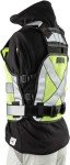 Diamondback Hi-Viz 701 Yelow Tool Vest - Safety Tool Vest for Carpenters, Roofers & Electricians (Medium/Large)