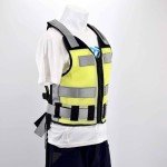 Diamondback Hi-Viz 701 Yelow Tool Vest - Safety Tool Vest for Carpenters, Roofers & Electricians (Medium/Large)