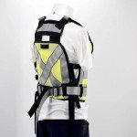 Diamondback Hi-Viz 701 Yelow Tool Vest - Safety Tool Vest for Carpenters, Roofers & Electricians (Medium/Large)