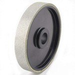 Drilax 6 inch 60 Grit Lapidary Diamond Coated Cabbing Grinding Polishing Wheel Gem (Natural or Engineered) Stones, Granite, Marble, Glass, Tile Electroplate Coarse Grit 60