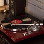 1 by ONE Belt Drive Turntable with Bluetooth Connectivity, Built-in Phono Pre-amp, USB Digital Output Vinyl Stereo Record Player with Magnetic Cartridge, 33 or 45 RPM