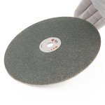 JINGLING 8" Inch Diamond Grinding Discs 100 Grit Flat Lap Disk Lapping Plate Sanding Pads Lapidary Tools for Stone Pottery Faceting Machine