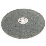 JINGLING 8" Inch Diamond Grinding Discs 100 Grit Flat Lap Disk Lapping Plate Sanding Pads Lapidary Tools for Stone Pottery Faceting Machine