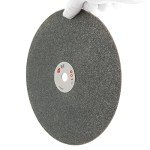 JINGLING 8" Inch Diamond Grinding Discs 100 Grit Flat Lap Disk Lapping Plate Sanding Pads Lapidary Tools for Stone Pottery Faceting Machine