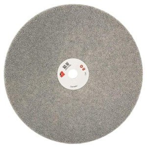 JINGLING 8" Inch Diamond Grinding Disc 80 Grit Coarse Flat Lap Disk Lapping Plate Sanding Pads Lapidary Tools for Stone Pottery Faceting Machine