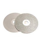 Xucus 4" inch Grit 36-3000 Diamond Grinding Disc Wheel Coated Flat Lap Disk Lapidary Tools for Sharpening Diamond Blades Gemstone - (Grit: Single 400Grit, Size: 4 inch)
