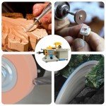 Lapidary Equipment DIY Jewelry Lapidary Saw for Cutting Rocks, 110V Jewelry Polishing Bench Buffer Grinding Machine, 0-10000r/min with Flexible Shaft for Home Woodworking Carving Hobbies