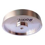 6" Diameter Electroplating Diamond Grinding Wheel with 1/2" Arbor for Stone Glass Lapidary Crystal Polishing (Grit:2000#)