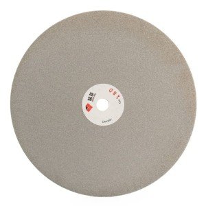 JINGLING 8" Inch Diamond Grinding Disc 180 Grit Flat Lap Disks Lapping Plate Sanding Pads Lapidary Tools for Stone Pottery Faceting Machine