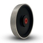 UF-SHARP Diamond Lapidary Jewelry Grinding Wheel 6 inch,1"Arbor, for TIG tungstens, Gem, Marble, Granite, Glass, Ceramics, Cemented Carbide (60 Grit)