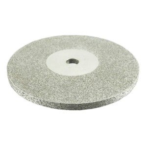 1PCS 100MM Double Sided Diamond Disk 45-1000 Grit Grain Lapidary Diamond Grinding Disc Wheel Rotary Abrasive Tools (80 Grit)