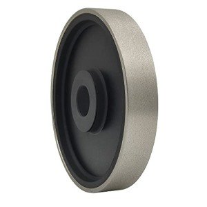 CAQUXIL Diamond Lapidary Jewelry Grinding Wheel 6 Inch with 1 Inch Arbor Hole, Diamond Grinding Wheel for Gem, Marble, Granite, Glass, Ceramics, Cemented Carbide, 400 Grit