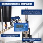 CNCTOPBAOS Precision Gemstone Grinding Polishing Angle Machine,120W 2800rpm Faceted Gem Faceting Jewelry Polisher Cutting Flat Grinder,24V DC Infinitely Variable Speed Lapidary Machine Digital Display