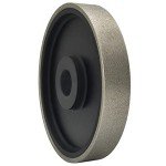 CAQUXIL Diamond Lapidary Jewelry Grinding Wheel 6 Inch with 1 Inch Arbor Hole, Diamond Grinding Wheel for Gem, Marble, Granite, Glass, Ceramics, Cemented Carbide, 240 Grit