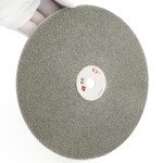 JINGLING 8" Inch Diamond Grinding Disc 60 Grit Coarse Flat Lap Disk Lapping Plate Sanding Pads Lapidary Tools for Stone Pottery Faceting Machine
