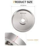 HARFINGTON Diamond Lapidary Wheel 6 Inch x 1 Inch Arbor Hole 1000 Grit Grinding Wheels for Stone, Marble, Glass, Ceramics, Crystal, Carbide, Steel