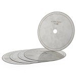 JINGLING 6 inch Diamond Lapidary Blades Stone Cutting Saw Blade Super-Thin Rim 0.4mm Trim Rock Jewelry Tools for Stone Pack of 5Pcs