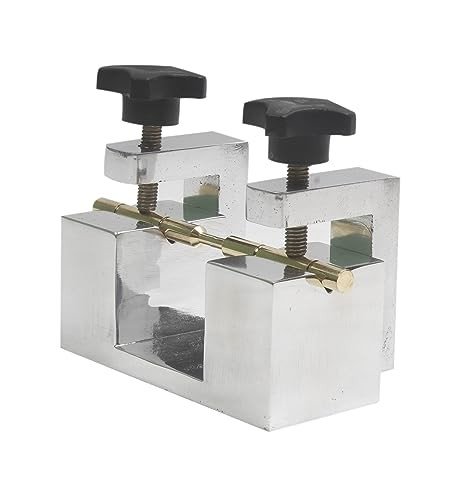 Dop Transfer Jig 4-14 mm for Lapidary Faceting Machine, Two Hole 90° Degree V| Aluminium