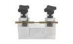 Dop Transfer Jig 4-14 mm for Lapidary Faceting Machine, Two Hole 90° Degree V| Aluminium