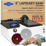 6" Hi-Tech Diamond Lapidary Trim Saw - Rock, Stone, Glass