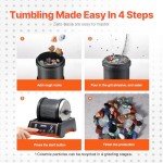 VEVOR Direct Drive Rock Tumbler Kit - Professional Grade