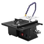 Gem Faceting Cutting Carving Polishing Machine, Jewelry Lapidary Saw for Cutting Rocks, 110v Table Saws Grinder Machine, Practical Sink, 0-10000r/Min Infinitely Adjustable Speed